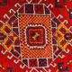 Tapis turc occidental vintage oriental 192x127 cm tapis moyen tribal
