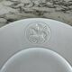 Kmp Berlin Porcelain Flatware and Dessert Plates Set, 20th Century