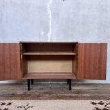 Scandinavian sideboard in walnut vintage 1960