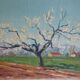 Tableau huile sur toile le printemps signé Maurice Fabre 48