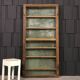 Ancienne vitrine de commerce en bois