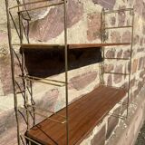 old industrial metal shelf Scandinavian shelf String 1960