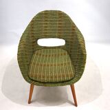 Shell lounge chair by Miroslav Navratil for Vertex, 1960