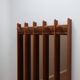 Vintage 1970s La Moderna Wood Entryway coat rack with mirrors