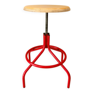 Tabouret d'atelier ancien