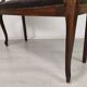 Leather bistro bench