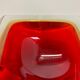 Murano glass sommerso diamond bowl ashtray element by flavio poli, italy, 1970s