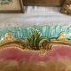 Art Nouveau planter barbotine Majolica 19th