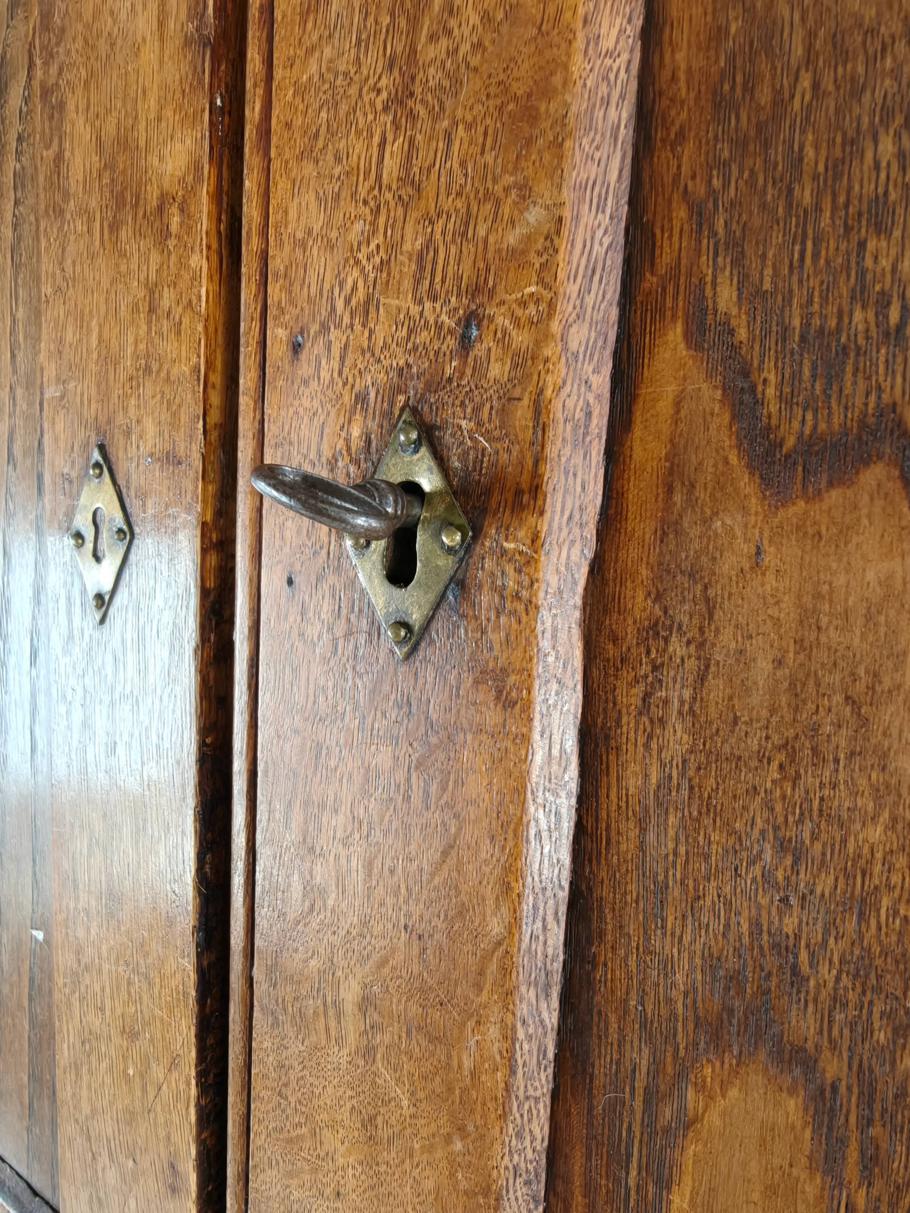 Coffre de campagne européen en pin du XIXe siècle / coffre superposé