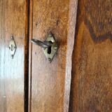 Coffre de campagne européen en pin du XIXe siècle / coffre superposé