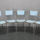 1970s Set of Five Dining Chairs , Italy