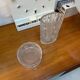 Decorative Organic Glass Vases, set of two engraved sculptural pieces, vintage
