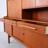 Danish design teak highboard, 1960s