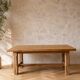 Table de ferme en orme massif – charme authentique