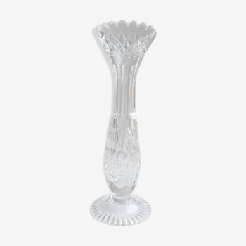 vase soliflore verre gravé