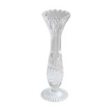 vase soliflore engraved glass