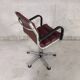 Swivel office chair in chrome-plated metal 70s
