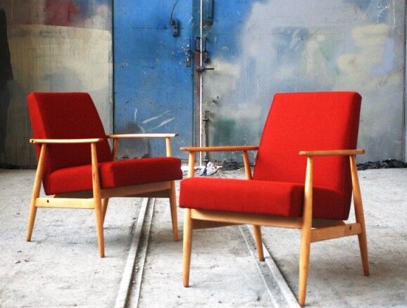 Red vintage from the 60s Chair