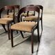 Set of 6 "Gondole" chairs by Baumann from the 1960s.