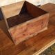 Wooden advertising parsley box