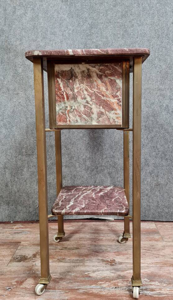 Marble and gilded brass ceremonial cabinet circa 1880-1900