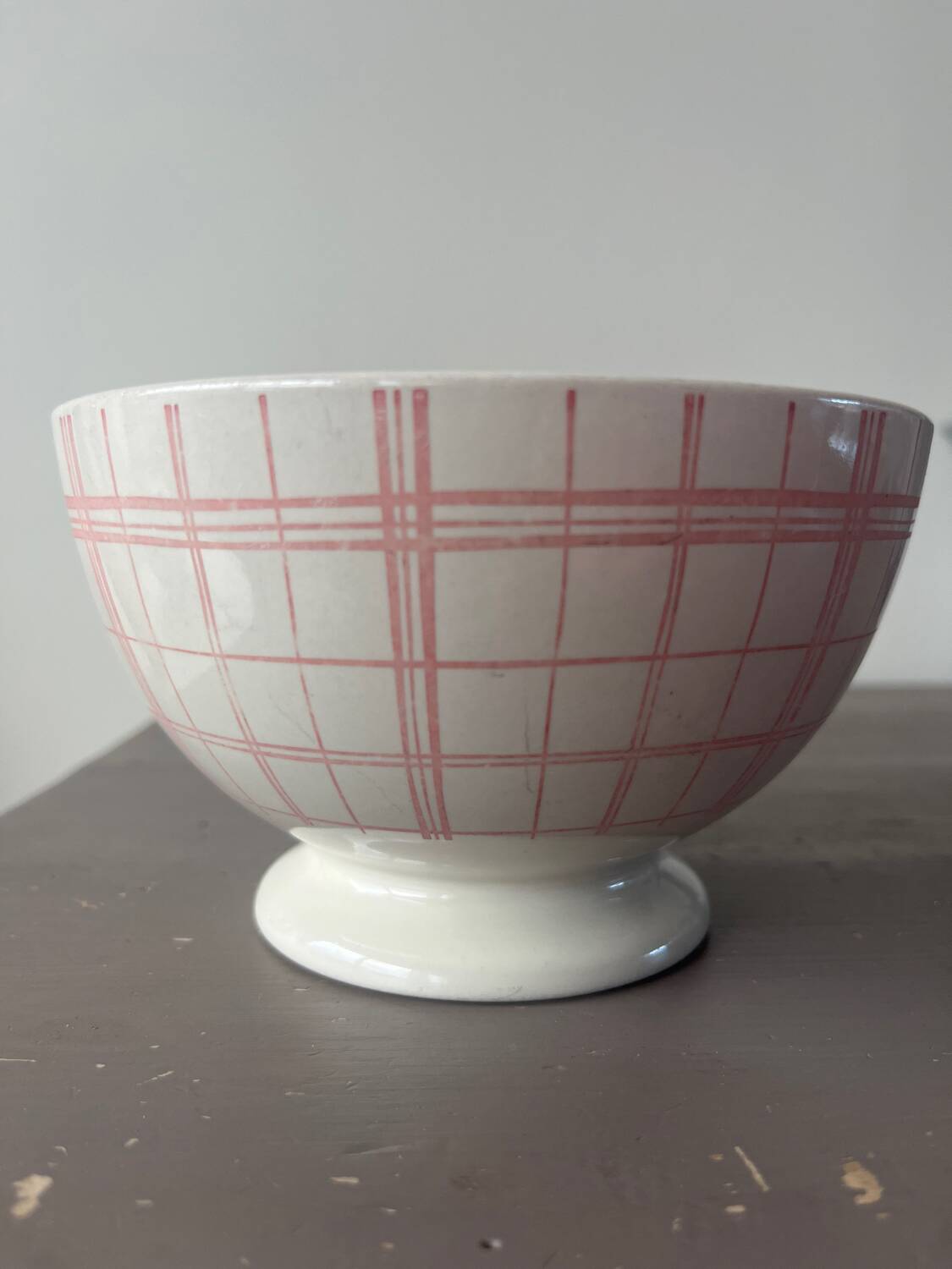 Old earthenware bowl