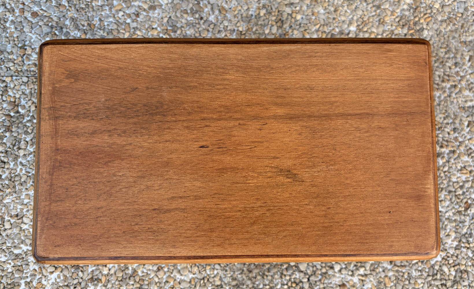 Tabouret, porte pot en chêne massif, années 50