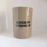 Stoneware utensil pot