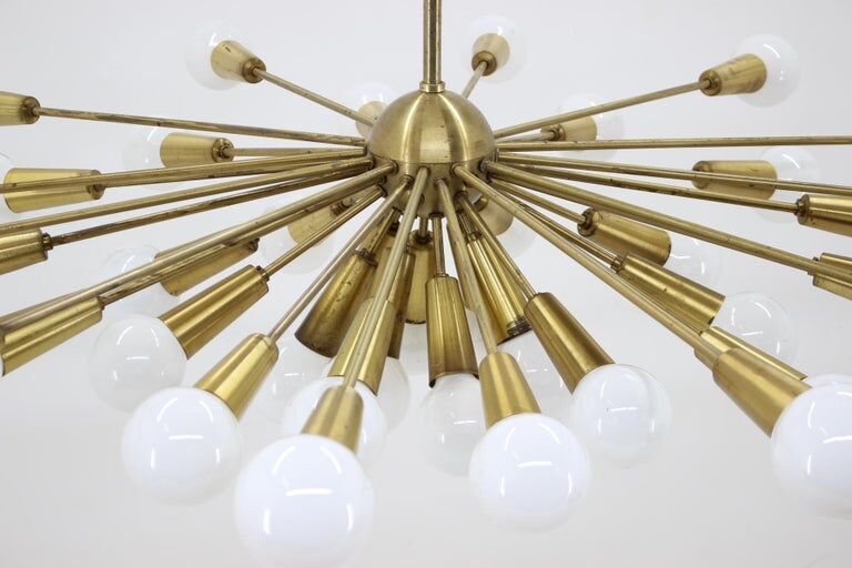 Rare Mid Century Chandelier Sputnik, Atomic, 1960s
