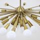Rare Mid Century Chandelier Sputnik, Atomic, 1960s