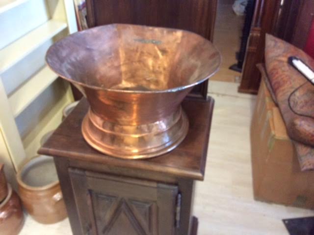 Old complete copper fountain