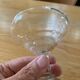 8 old champagne glasses