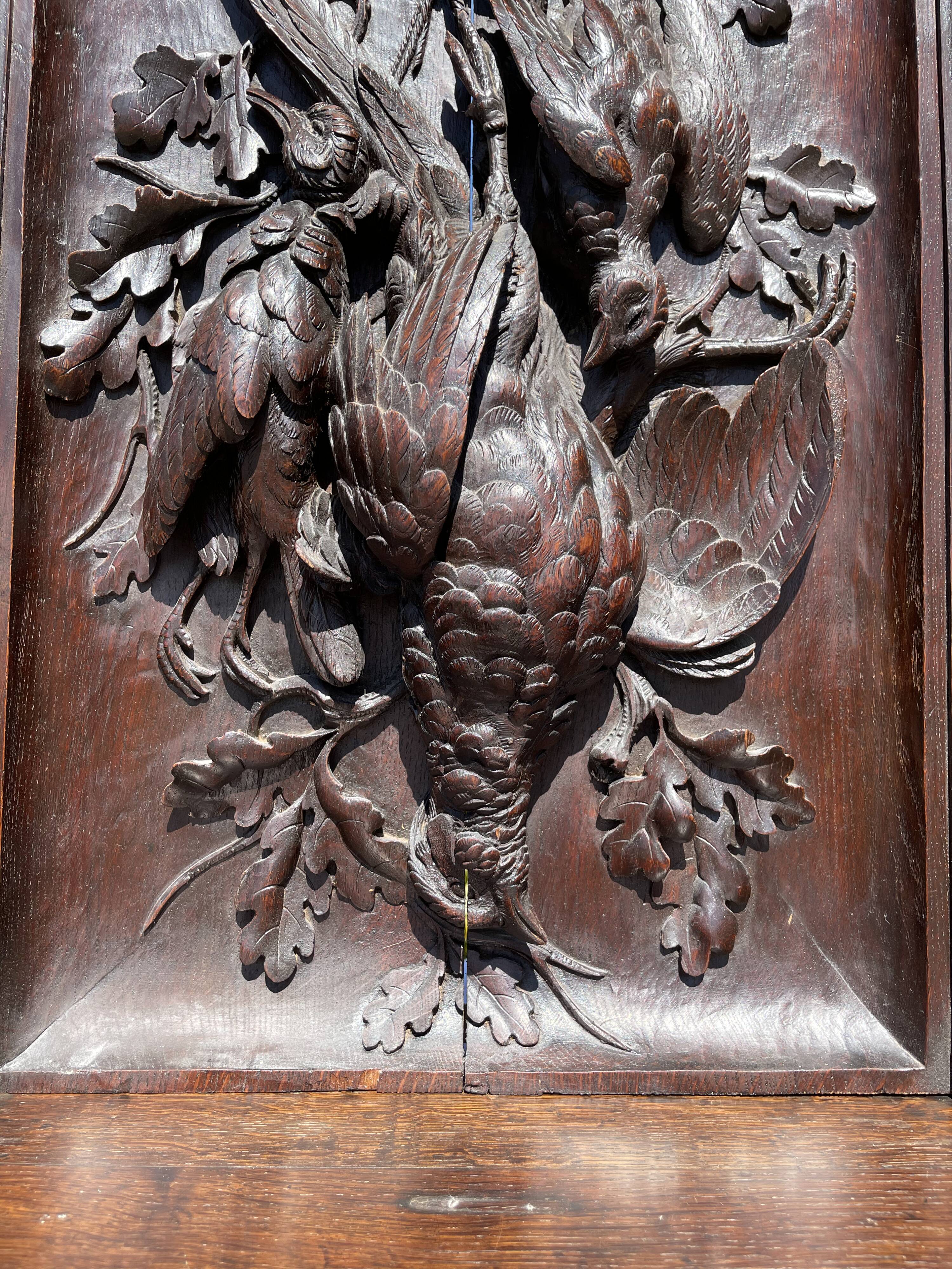 Hunting Buffet in Oak Renaissance Style