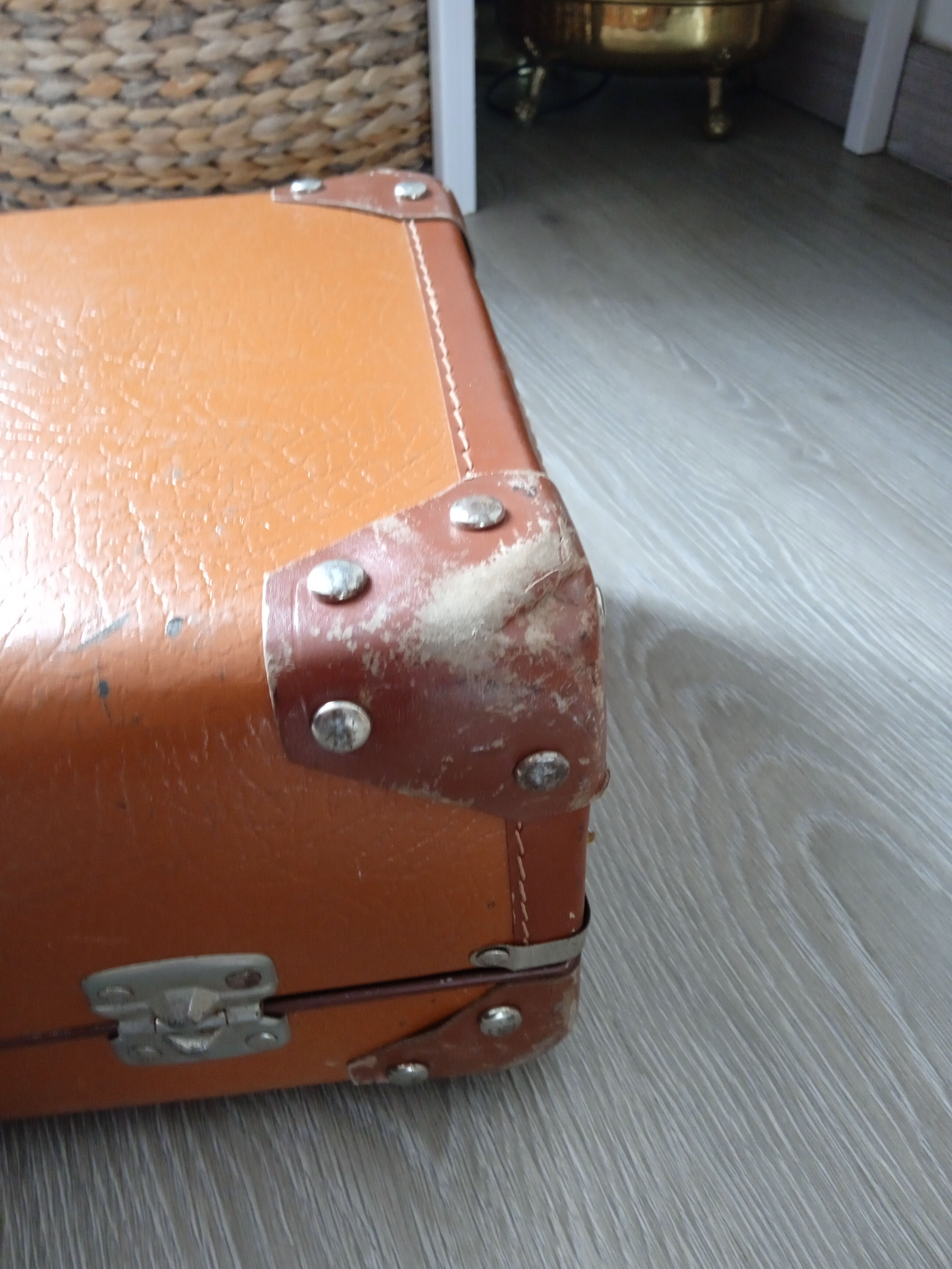 Vintage antique suitcase
