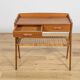 Mid-Century Teak and Rattan Console Table by Søren Rasmussen, Denmark, 1960