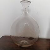 3 biberons de berger anciens en verre soufflé