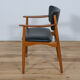 Mid-Century Danish Teak & Leather Armchair, 1970s