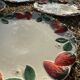 Longchamp antique strawberry barbotine plates