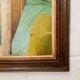 Abstract Painting on board, framed, circa 1970s