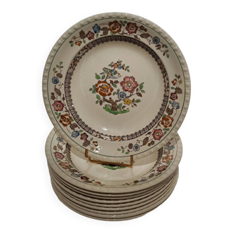 10 assiettes creuses modèle Nanking Villeroy et Boch