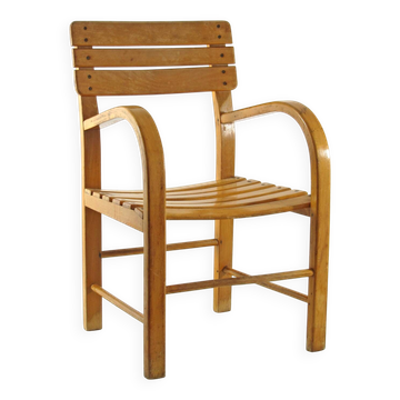 Mid-Century Vintage Wooden Children’s Chair – 1950s