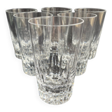 6 Baccarat wine goblets Spear service