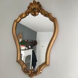 Gilded style mirror, 61x39 cm