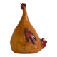 glazed plaster hen