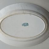 Oval iron earth dish Saint Amand