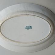 Oval iron earth dish Saint Amand