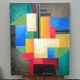 Oil painting on canvas signed Angelina Lavernia