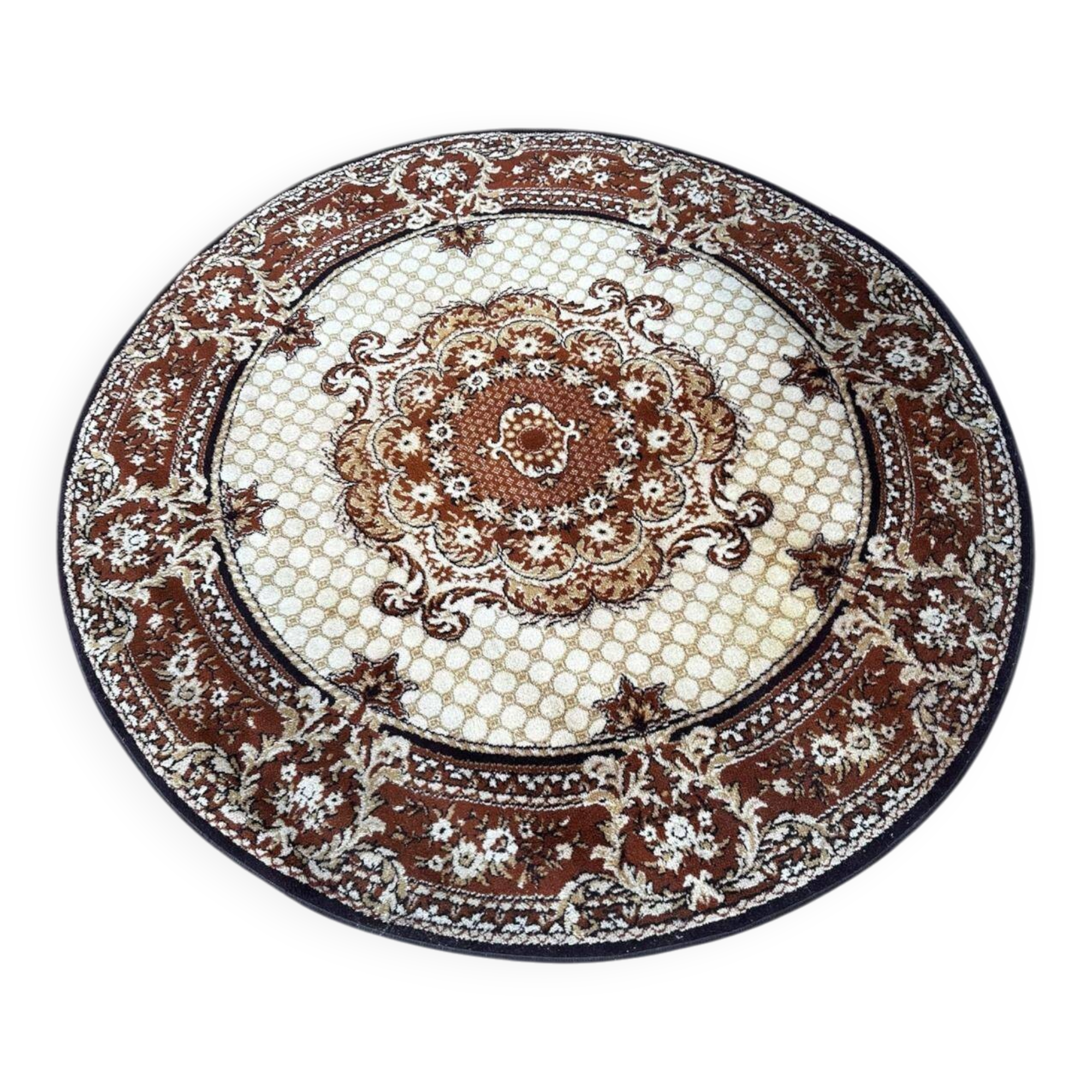Oriental style round rug 170cm