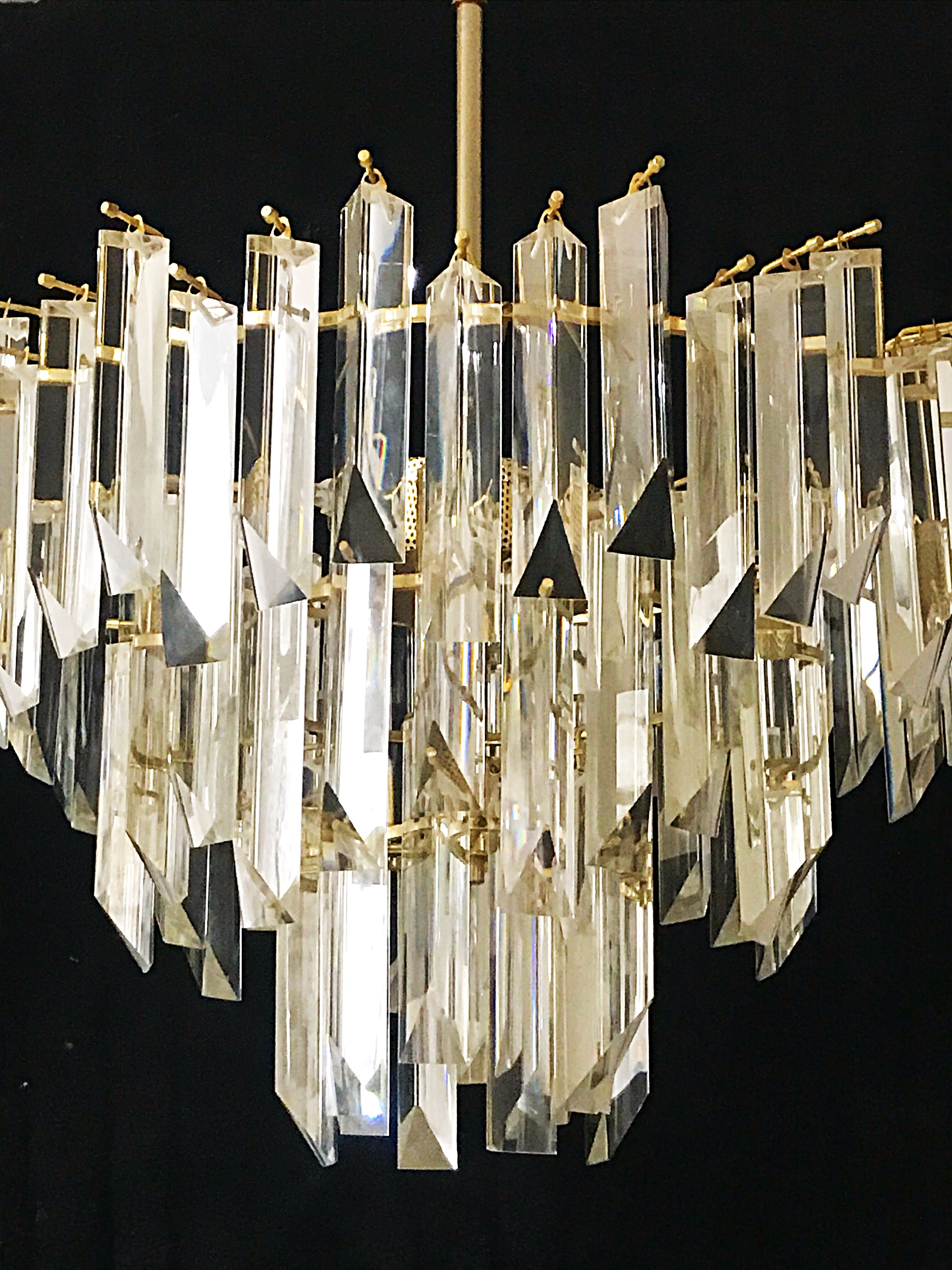 Chandelier 3 levels of crystal Paolo Venini