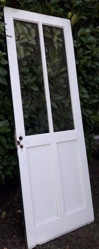 door 80x213cm Old oak glazed landing